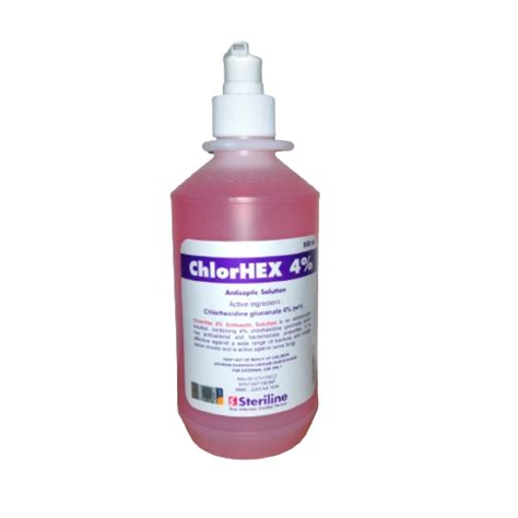 CHLORHEX 4 CONCENTRATE SOLUTION 500ML CHLORHEXIDINE GLUCONATE 4