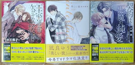 喜久屋書店仙台店（キクちゃん） On Twitter キャラ文庫 『 王室護衛官に欠かせない接待』 『 美しい彼 番外編集 Interlude』 『 契約は悪魔の純愛』 入荷しました