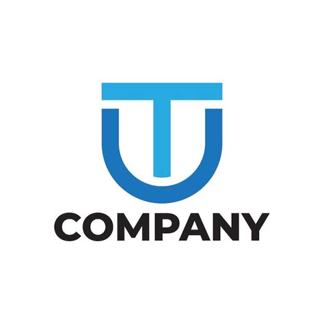 Premium Vector Letter Tu Or Ut Logo Design