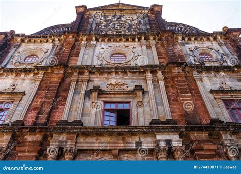 Exterior Of The Basilica Of Bom Jesus In Old Goa Goa Velha Goa India