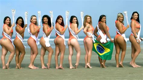 Las Candidatas De Miss Bum Bum Inauguraron Los Juegos Olímpicos En Río De Janeiro Infobae