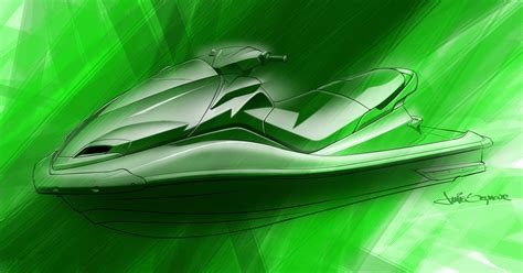 Kawasaki Jetski Ultra300 Concept Sketch By Jamie Seymour 2006 Jet Ski