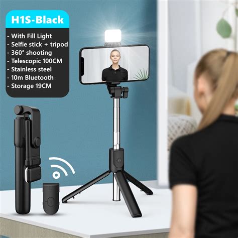 [ Sg Ready Stock] 3 In1 Selfie Stick Tongsis Bluetooth Shutter Tripod