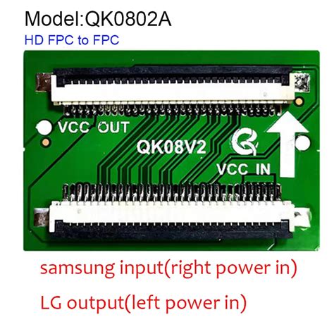 Carte De Tour Lvds Broches Fpc Vers Fpc Adaptateur D Interface D