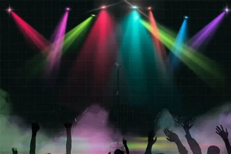 Rockstar Led Dj Stage Rock Concert Background High Quality Computer