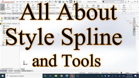 Style Spline Explained Solidworks In Urdu Hindi Tutorial Youtube