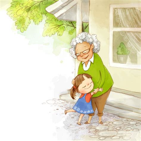 The Book About The Grandmother Book Illustration Art Cartoon Grandma