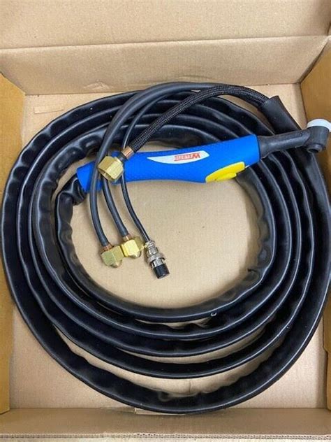 Ergo Wp Flexi Head Water Cooled Tig Torch Foot Cable Bsp