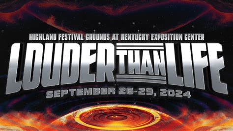 Louder Than Life 2024 Lineup Sep 26 29 2024