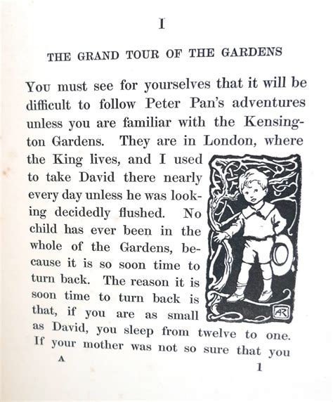 Peter Pan In Kensington Gardens Illustrated By Arthur Rackham 1906