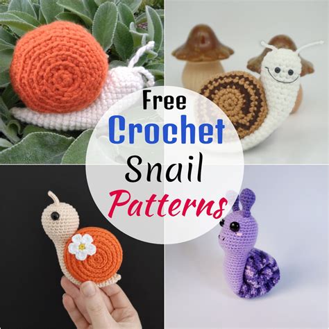 Free Crochet Snail Patterns For Lazy Cuteness Lovers