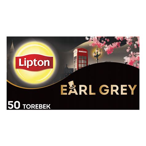 Lipton EARL GREY Classic Herbata Czarna Ekspresowa 50 Torebek 75g