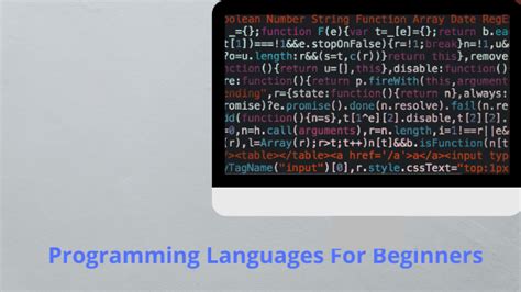 Top 10 Programming Languages to Learn For Beginners