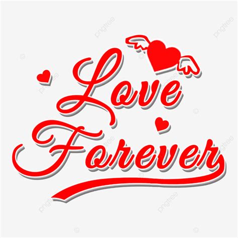 D Love Forever Text Effects Lettering Editable Hd Vector Picture Love