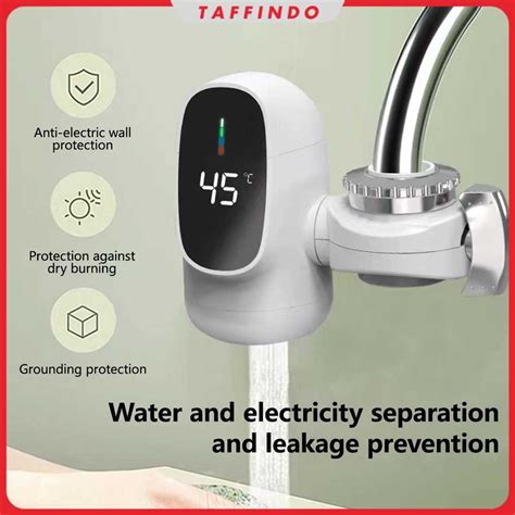 Jual Pemanas Air Keran Wastafel Dapur Toilet Switch Hot And Cold ZSW D03 Shopee Indonesia