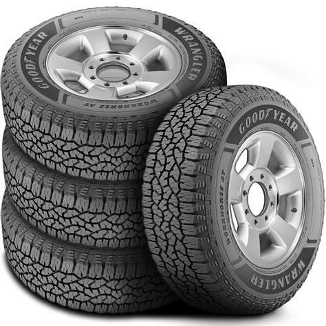 Set Of 4 Four Goodyear Wrangler Workhorse At Lt 24575r16 Load E 10