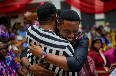 The Couple Has Been A Blessing Woli Arole Meets Mount Zion Pastor Mike Bamiloye Wife At Event