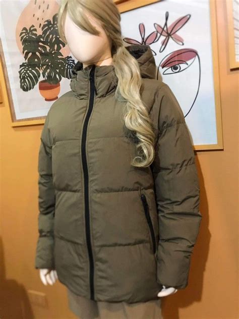 Gu Uniqlo Nude Puffer Jacket Women S Fashion Coats Jackets And