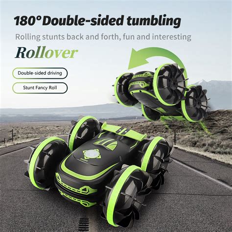 360 Degree Rotating 24ghz Land Water 2 In 1 Rc Stunt Vehicle Amphibious Cars Ebay