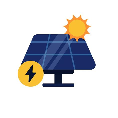 solar panel icon  flat style  isolated background solar cell