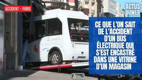 Ce que l on sait de l accident d un bus électrique qui s est encastré