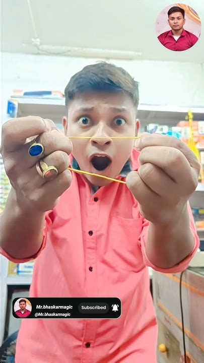 Rubber Band Amazing Magic Trick 😱💯🤯 Challenge Tutorial Try 😀 Funny