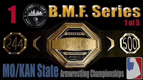 BMF 1 MO KAN State Armwrestling Championships 1 Of 4 YouTube