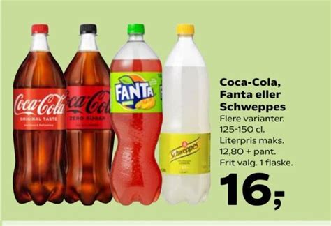 Coca Cola Fanta Eller Schweppes Tilbud Hos Kvickly