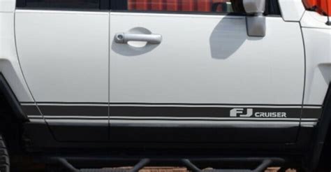 Toyota FJ CRUISER 2pcs Side Stripe Body Decal Graphics Vinyl Sticker