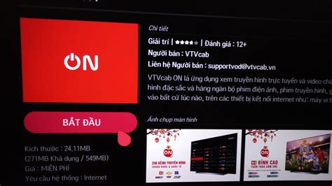 Vtvcab On Trên Smart Tv Cách Tải Cài đặt đăng Ký Sử Dụng