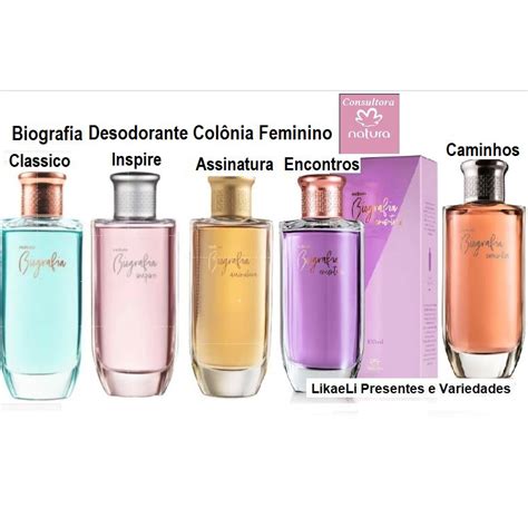 Perfume Biografia Desodorante Col Nia Feminino Ou Masculino Ml Da