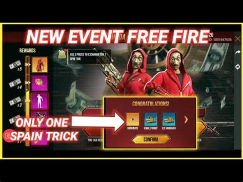 Plan Bermuda Heist Event Free Fire One Spain One Token Trick Free