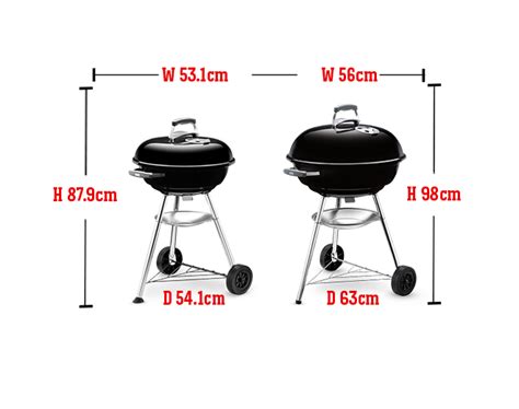 Compact Kettle Charcoal Grill 57 Cm Compact Series Charcoal Grills