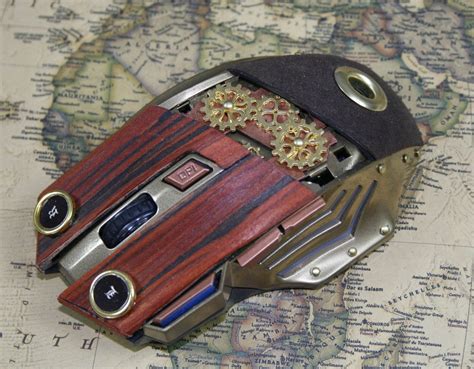 Retro Steampunk Wireless Mouse Hand Crafted Etsy