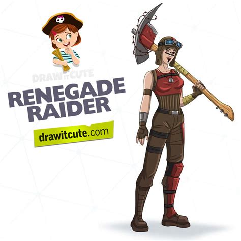 How To Draw Renegade Raider Fortnite By Drawitcute On Deviantart