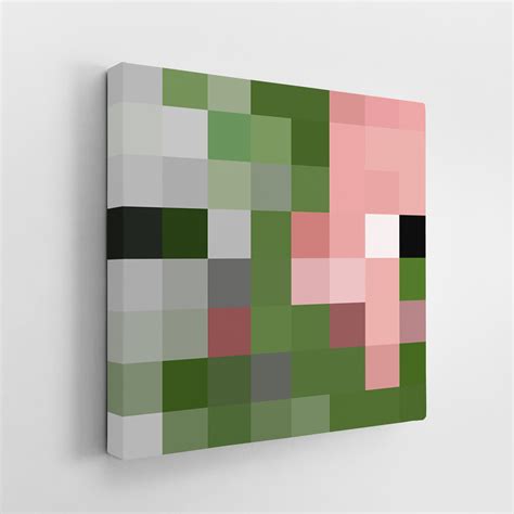 Zombie Minecraft Face