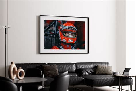 Niki Lauda Poster Formula One Driver Andreas Nikolaus Lauda Legend