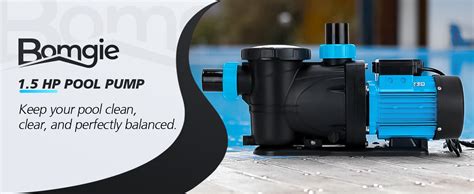 Amazon Bomgie In Above Ground Pool Pump High Flow Powerful Self