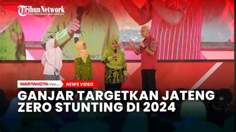 Video Gubernur Ganjar Pranowo Targetkan Jawa Tengah Zero Kasus Stunting