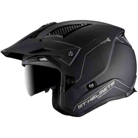 Casco Mt Helmets District Sv Solid A Negro Mate Arcas Motos Y Bicis