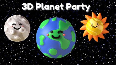 3D Planets Outer Space Adventure Baby Sensory YouTube