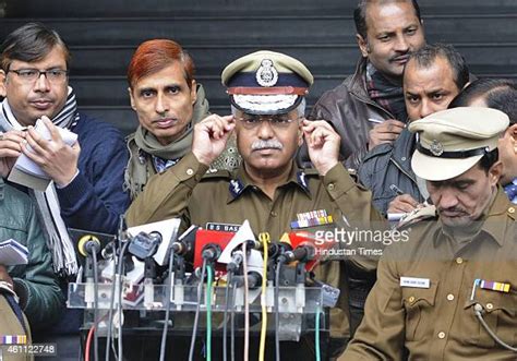 Delhi Police Commissioner Bs Bassi Addresses Media At Delhi Police