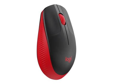 Logitech M Wireless Red