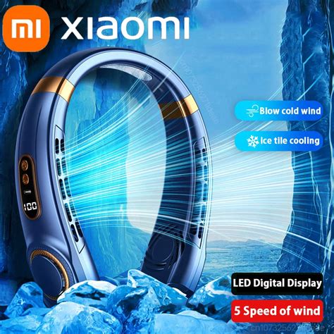 Xiaomi Mini Ventilateur De Cou Lectrique Portable Usb Silencieux