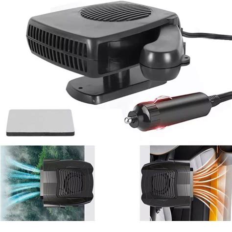 Chauffage De Voiture 12v 200w Portable 360 Degrés Réglable Ventilateur