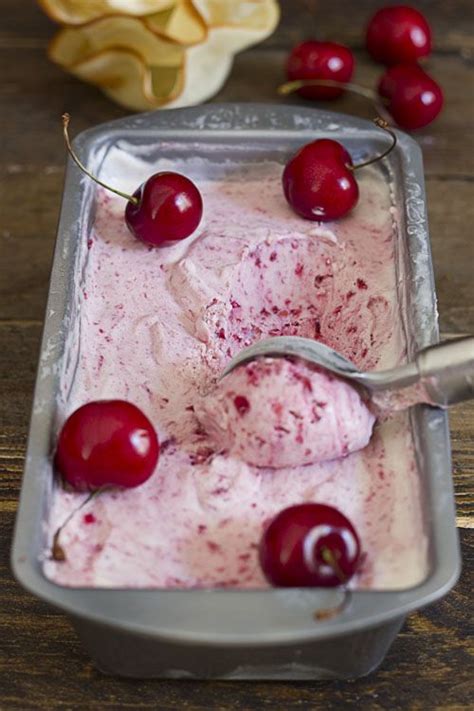 Tulipas Y Helado De Cerezas Sin Heladera Cherry Ice Cream Homemade