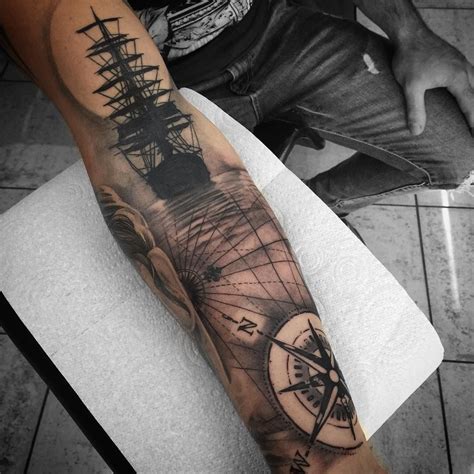 Новости Ideias de tatuagens Tatuagem bussola Tatuagens