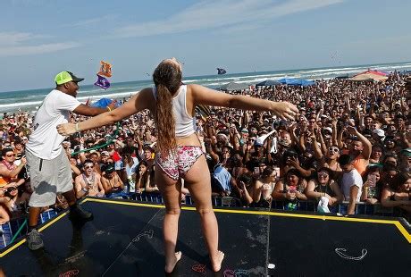 People Participate Wet T-shirt Contest On Editorial Stock Photo - Stock