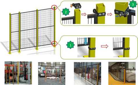 Industrial Safety Fence | DIY Fast Assembly, Safety Fence | Rolling ...