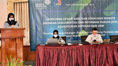 Kemenkopukm Launching Desain Baru Jdih Untuk Optimalkan Perlindungan